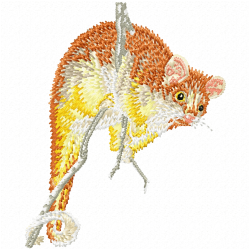 Mice Embroidery Design 9